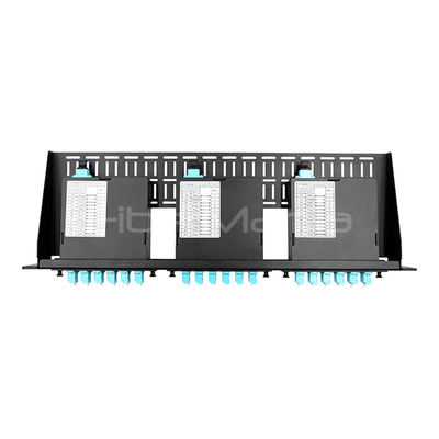 19inch 1U 36 Fibers MPO MTP Fiber Optical Patch Panel with Cassette and MTP-12 Rear Adapter
