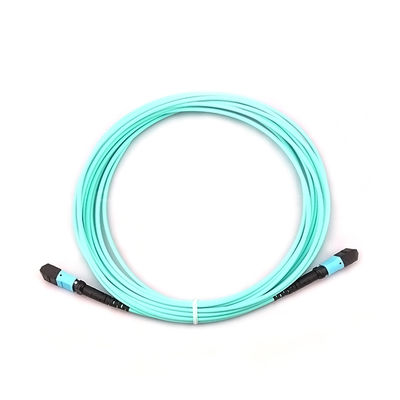 24 Fibers MPO Jumper with 0.35dB Max Insertion Loss and 150m at 850nm Reach for High-Speed Data Transmission