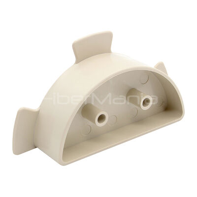 White Half-Round Cable Spool for Fiber Patch Panels and Enclosures